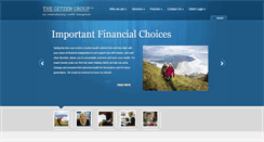 Desktop Screenshot of getzengroup.com