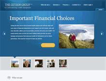 Tablet Screenshot of getzengroup.com